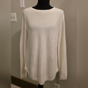 NWT Lety & Me Elegant Cream Sweater